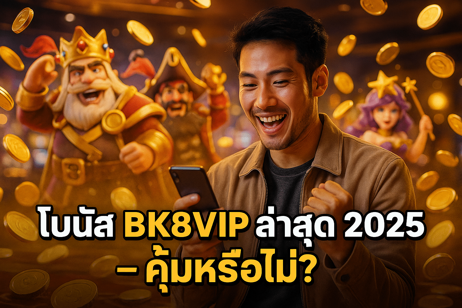 โบนัส BK8VIP ล่าสุด 2025 คุ้มหรือไม่?