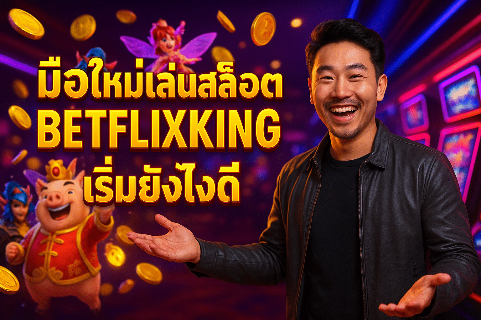 มือใหม่เล่นสล็อต BETFLIXKING เริ่มยังไงดี