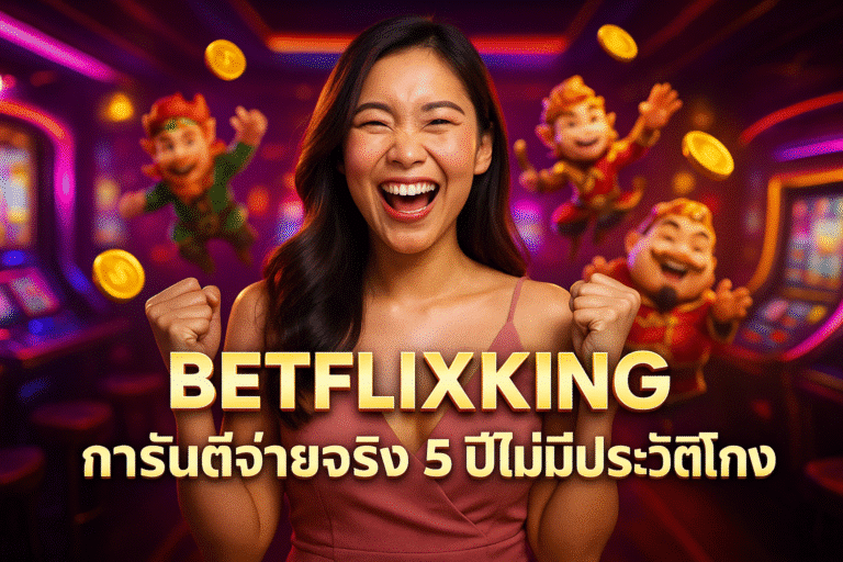 BETFLIXKING การันตีจ่ายจริง 5 ปีไม่มีประวัติโกง