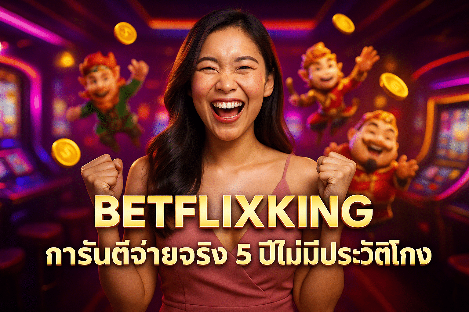 BETFLIXKING การันตีจ่ายจริง 5 ปีไม่มีประวัติโกง